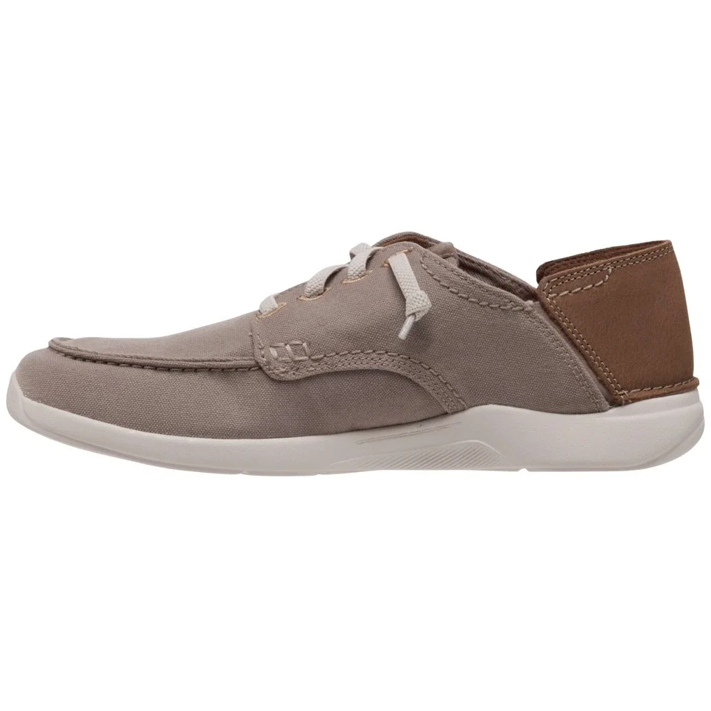 Clarks Gorwin Lace-Up Sneakers / Shoes - NEW Mens 10 Stone - #46177-OFCL